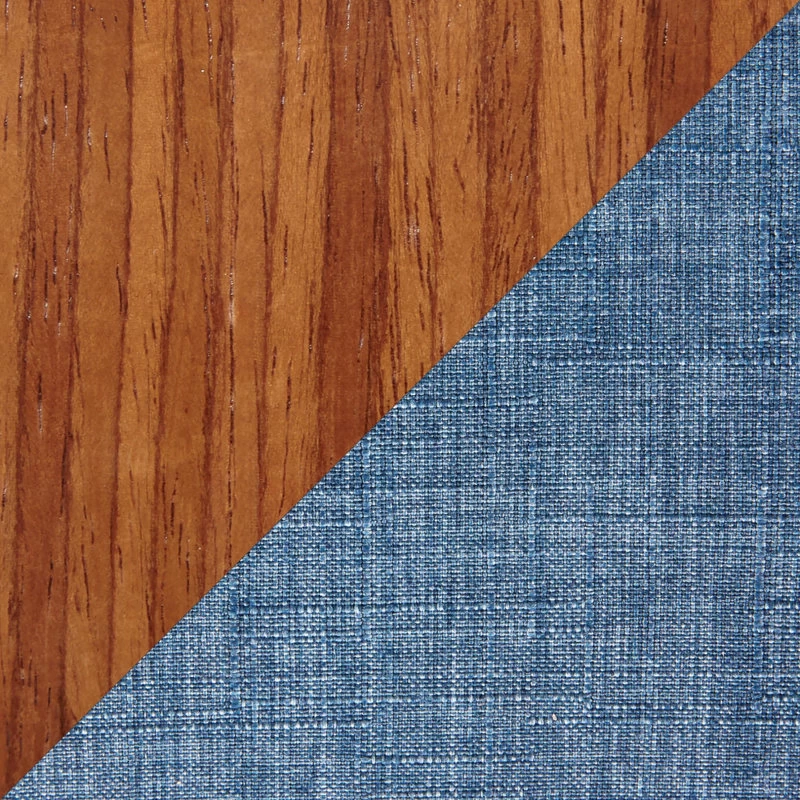 The Antonia Accent Chair, Blue, Fabric And Wood - Image 5