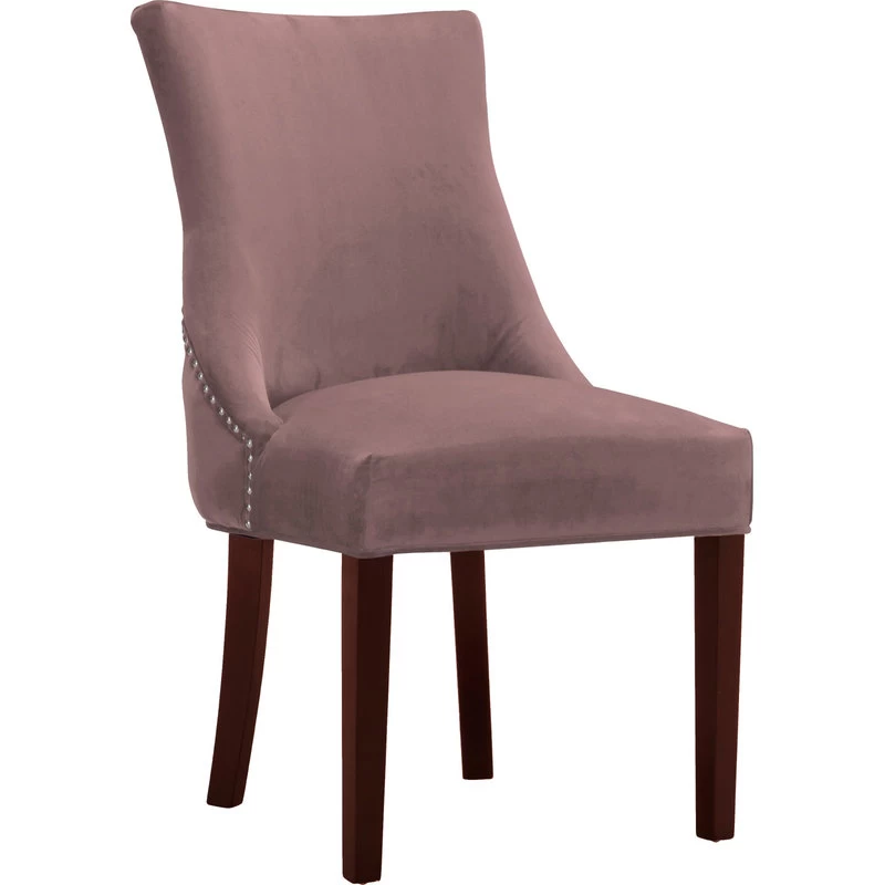 The Splendor Dining Chair, Pink, Velvet, Set Of 2 - Image 3