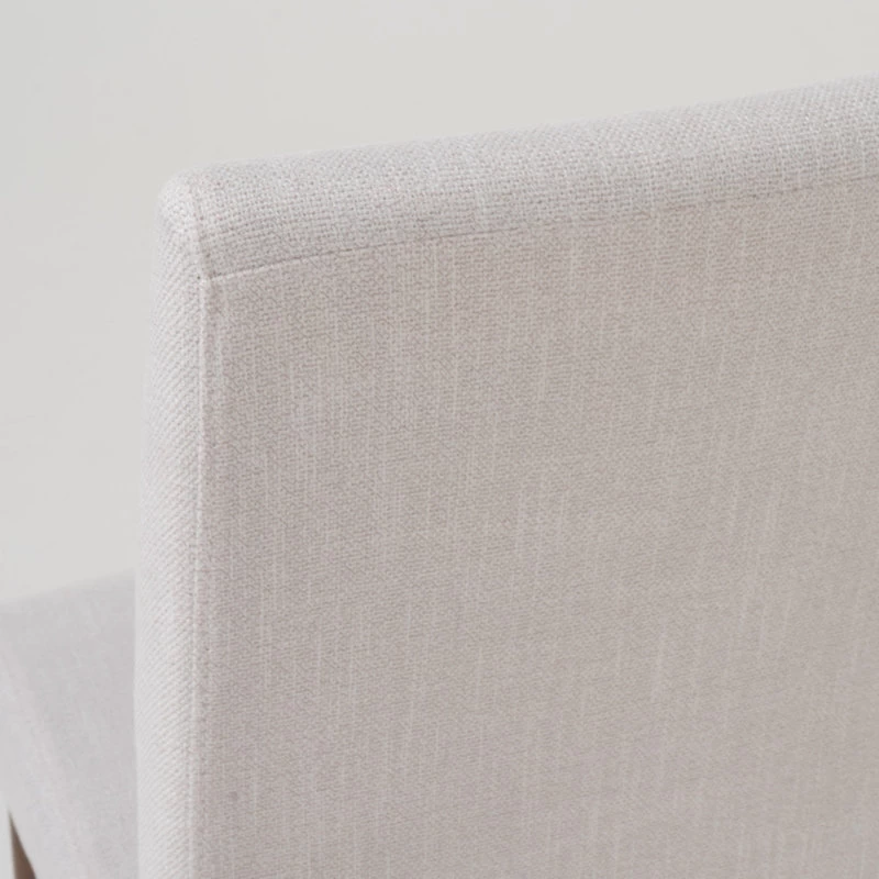 GDF Studio Katherine Fabric Seat And Wood Finish Dining Chairs, Set Of 2, Beige/ - Image 8