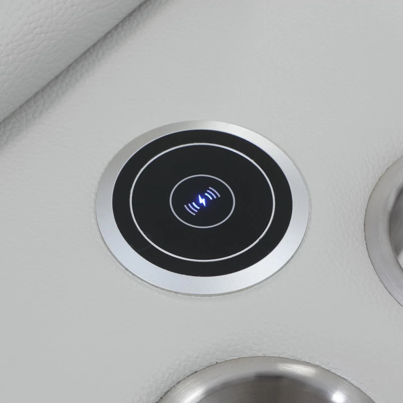 Frederico Genuine Italian Leather 7-Piece 1 Console 4-Power Reclining Sectional, Light Gray - Image 12