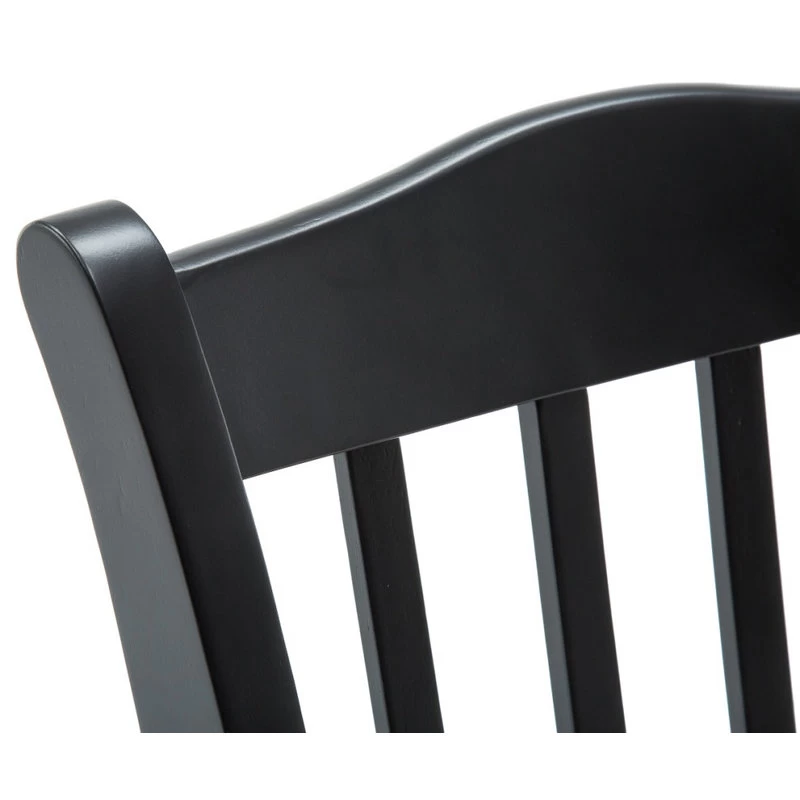 Boraam Shaker Dining Chair In Black And Oak (Set Of Two) - Image 9