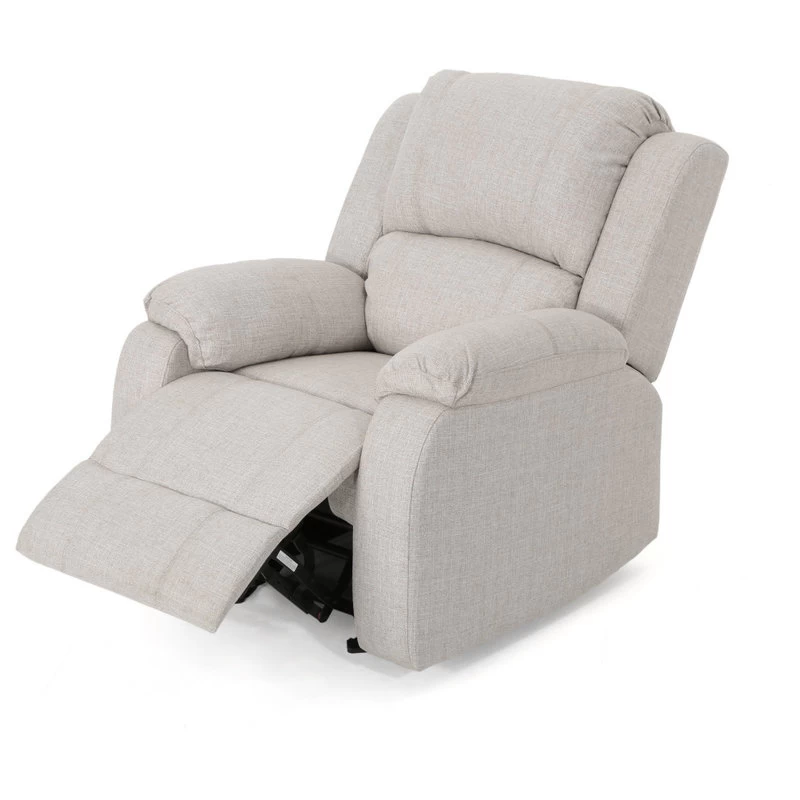 GDF Studio Scarlett Classic Fabric Gliding Recliner Chair, Beige - Image 5