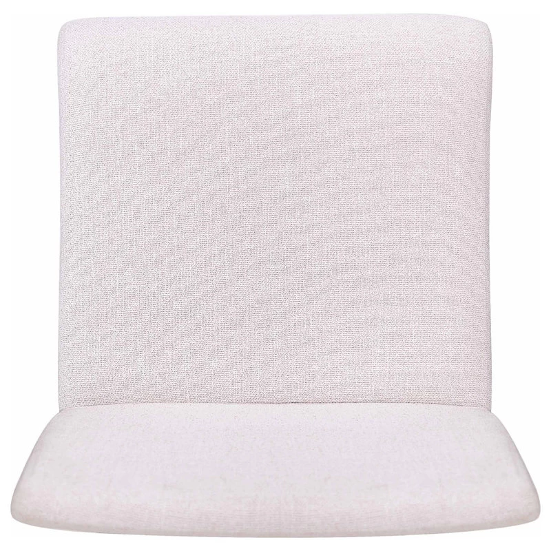 GDF Studio Gertrude Fabric & Wood Finish Dining Chairs, Set Of 2, Lightbeige/Wal - Image 9