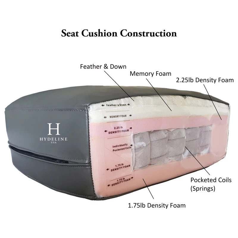 Hydeline Soma Top Grain Leather Sectional Sofa - Image 4