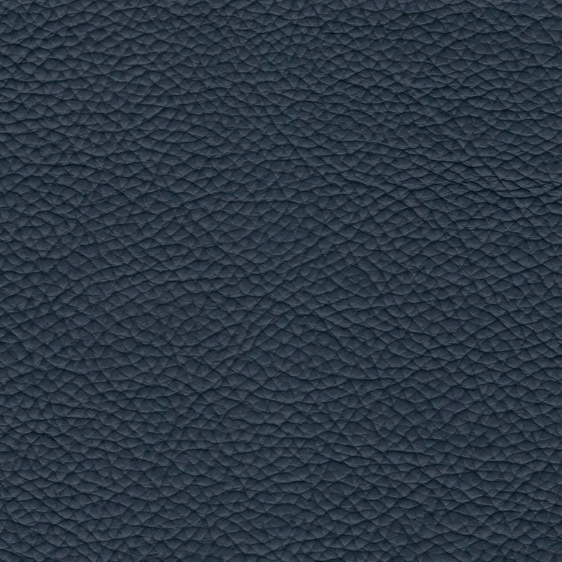 Candace Top Grain Leather Loveseat, Blue - Image 6