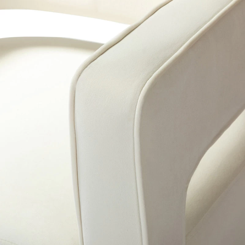 Swivel Barrel Chair Set Of 2, Ivory - Image 8