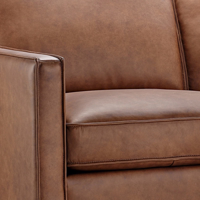Pimlico 100% Top Grain Leather Loveseat - Image 5