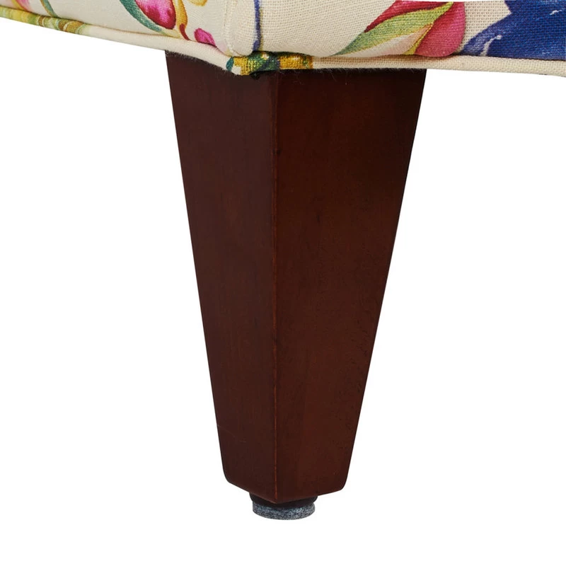 Paradise Upholstered Armchair, Tropical Floral Beige - Image 8