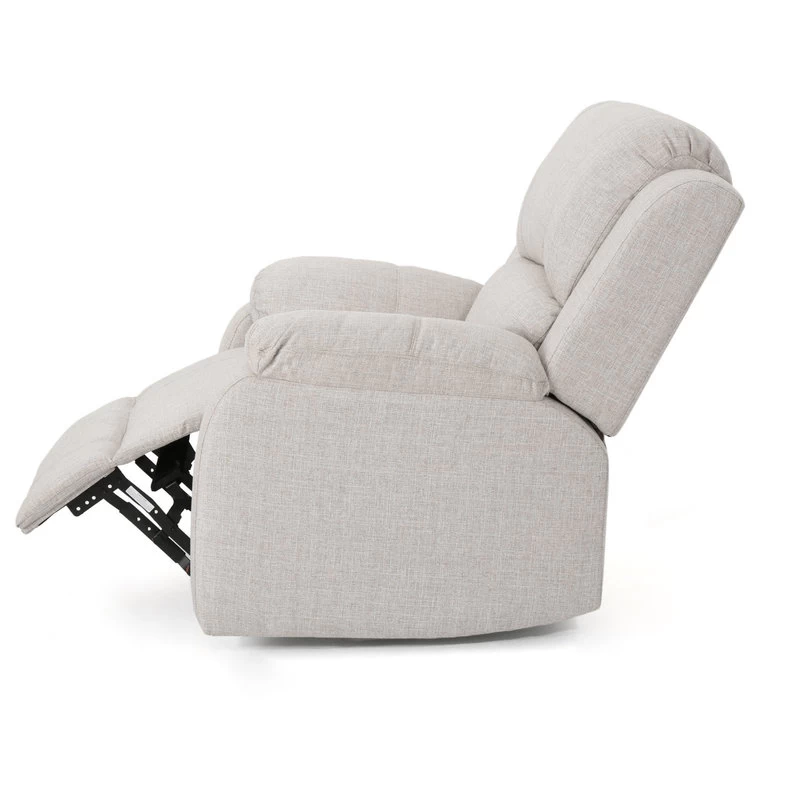 GDF Studio Scarlett Classic Fabric Gliding Recliner Chair, Beige - Image 7