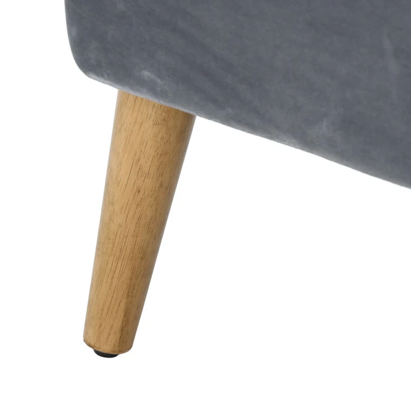 GDF Studio Scarlett Modern New Velvet Sofa, Pewter - Image 7