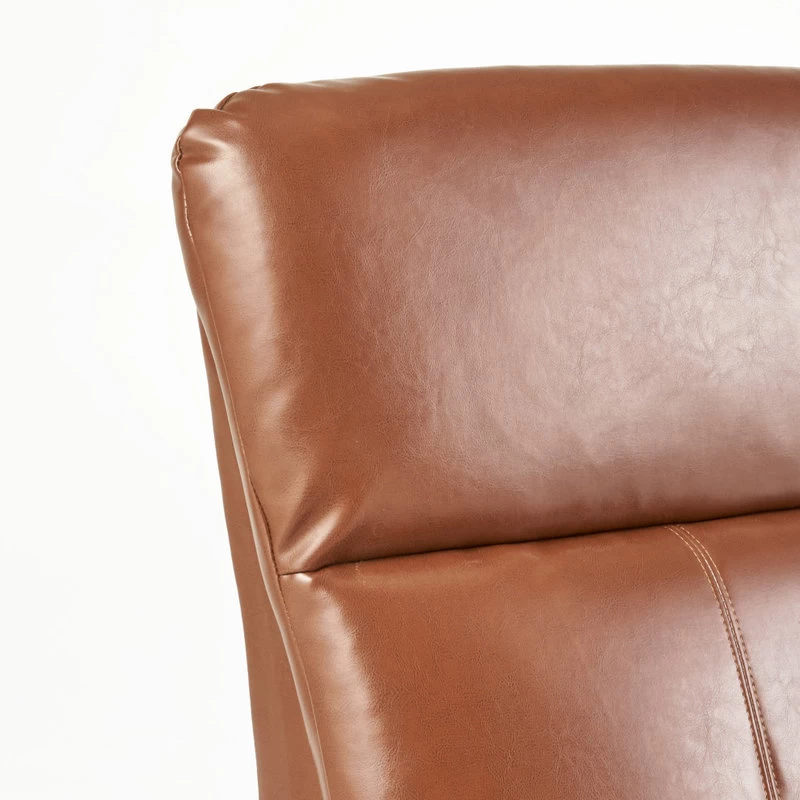GDF Studio Trenton Leather Recliner, Hazelnut - Image 10