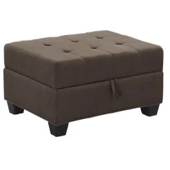 Hedera Sectional Collection, Chocolate Color, Ottoman