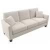 Flare 85W Sofa In Light Beige Microsuede Fabric