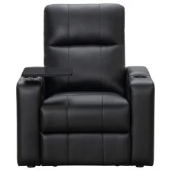 Reynolds Power Recliner With Table, Black
