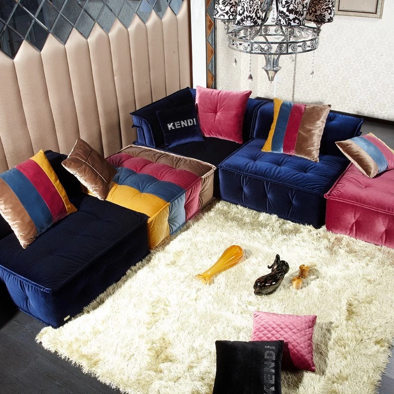 Dubai Transitional Fabric Sectional Sofa - Image 3