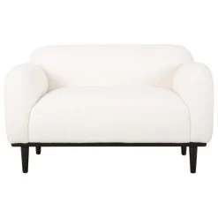 Sandee Contemporary Upholstered Loveseat
