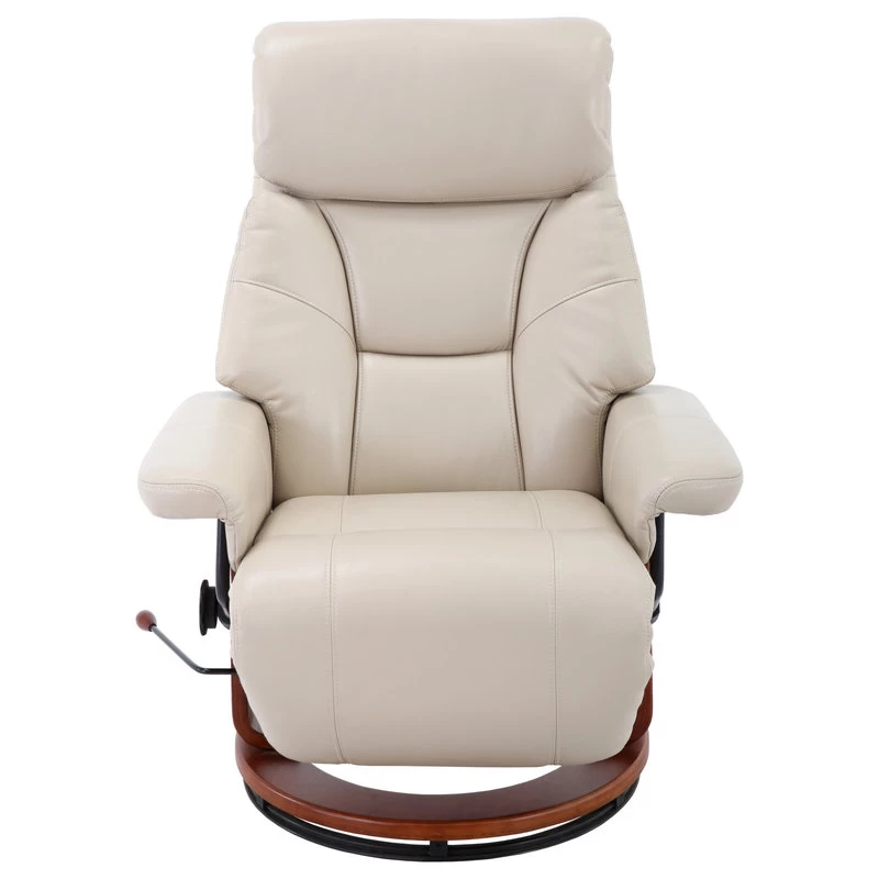 Bishop Recliner Cobblestone Air Leather