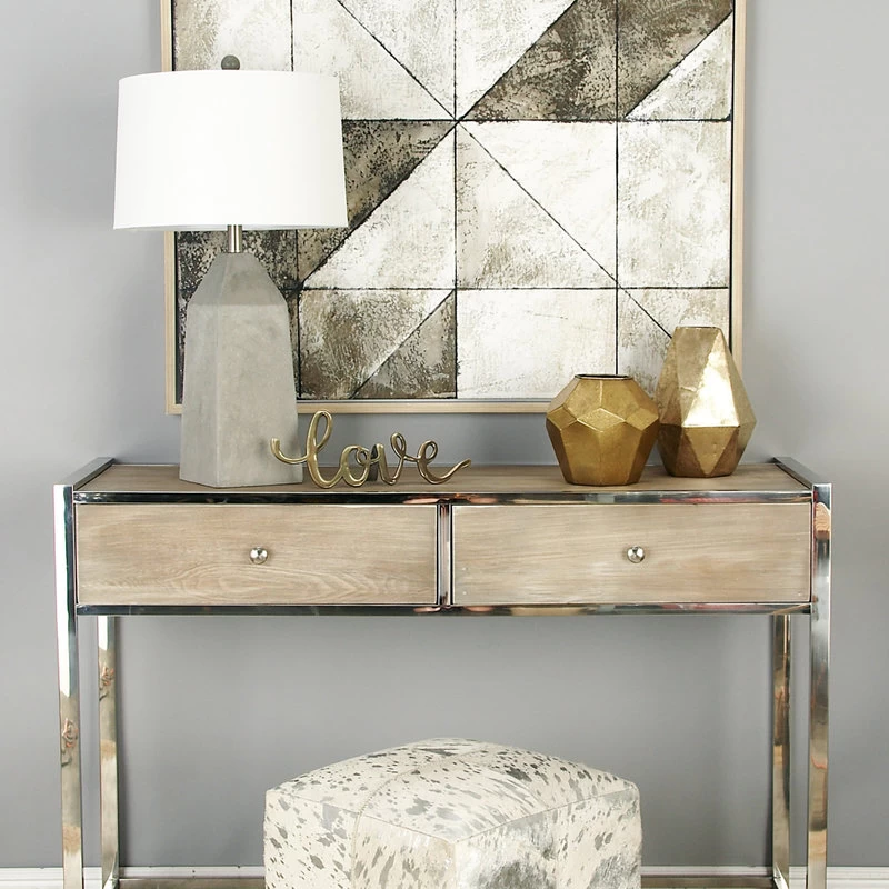 Contemporary White Leather Stool 95945 - Image 5