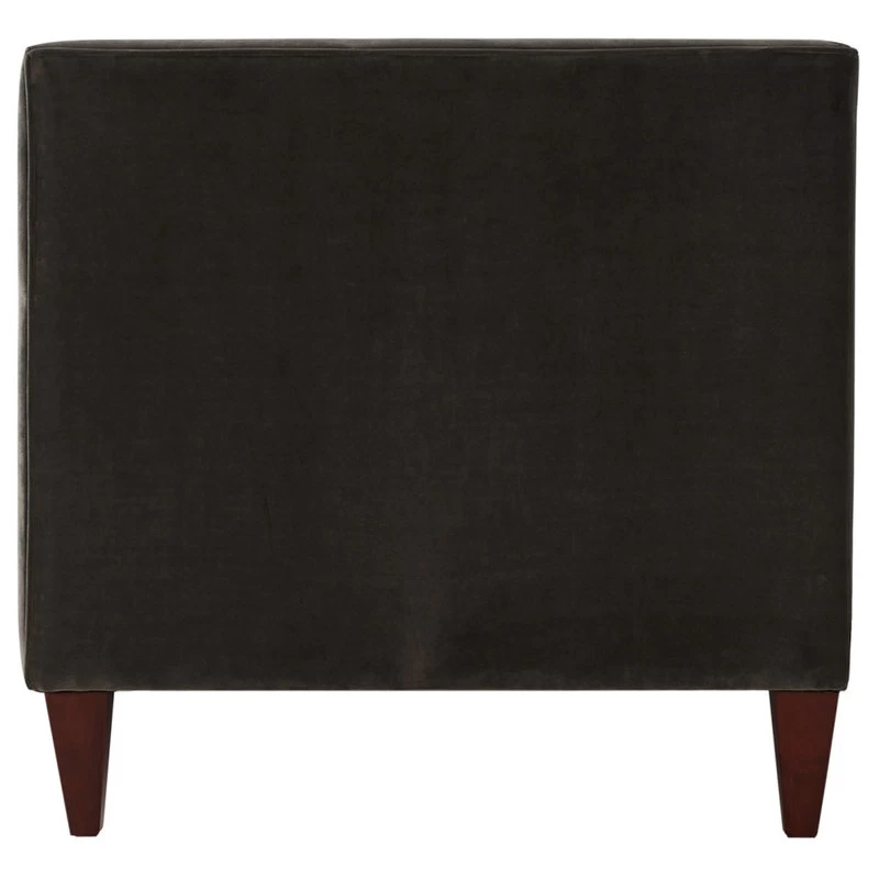 Jack 84" Modern Tuxedo Tufted Sofa, Charcoal Gray Velvet - Image 8