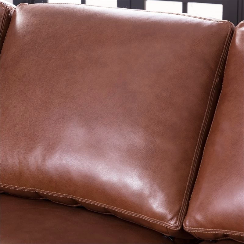 Lauren Leather 2 Piece Sectional In Camel - Image 3