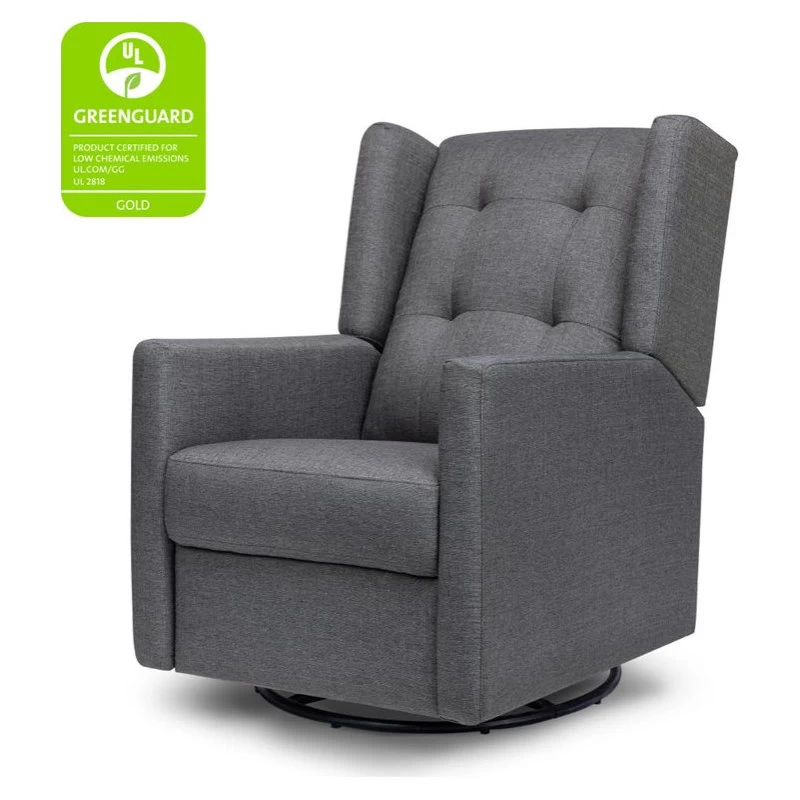 Davinci Maddox Recliner And Swivel Glider In Shadow Gray - Image 4