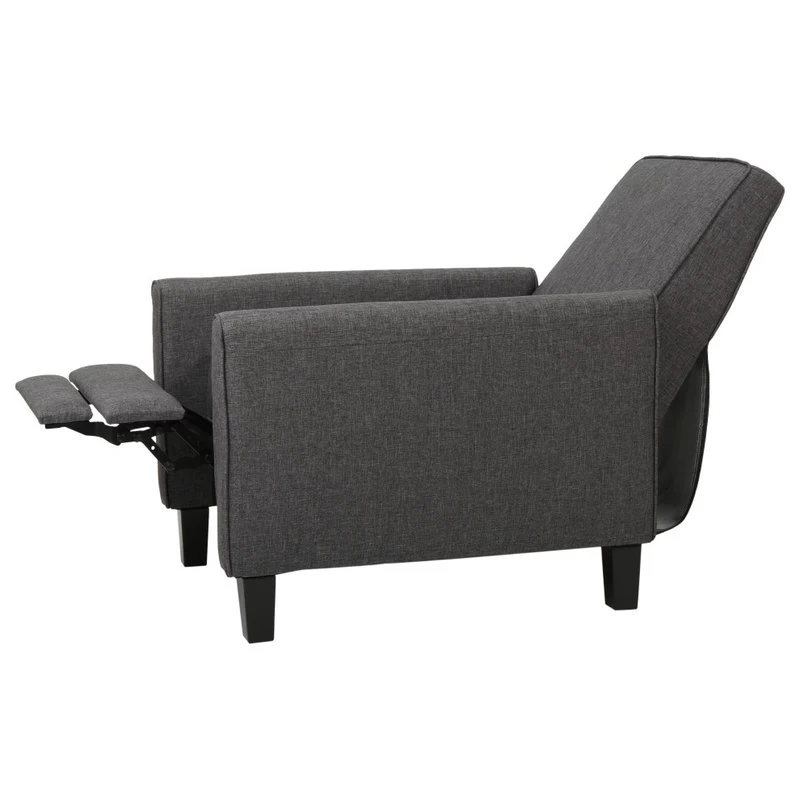 Susan Fabric Recliner, Set Of 2, Smoke And Dark Brown - Image 8