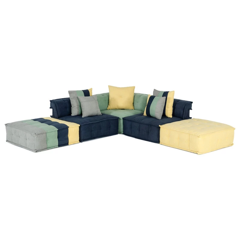 Divani Casa Dubai The Second Modern Fabric Sectional Sofa - Image 5