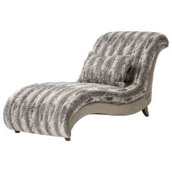 Romance Armless Chaise, Moondust And Boardwalk