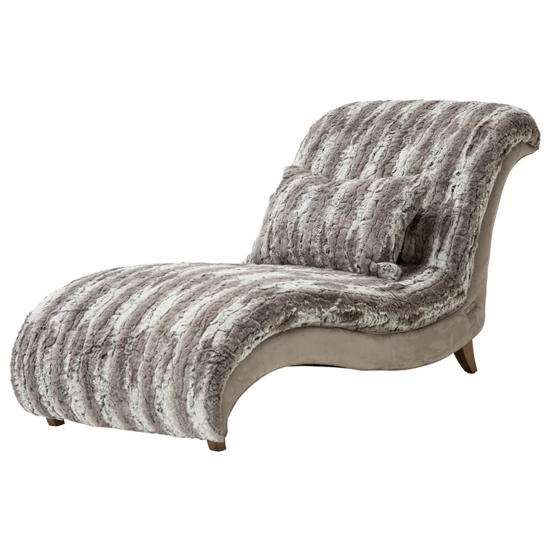 Romance Armless Chaise, Moondust And Boardwalk