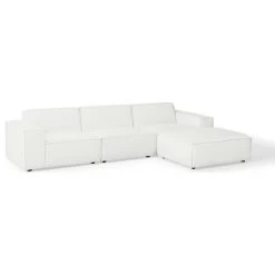 Restore 4-Piece Sectional Sofa, White