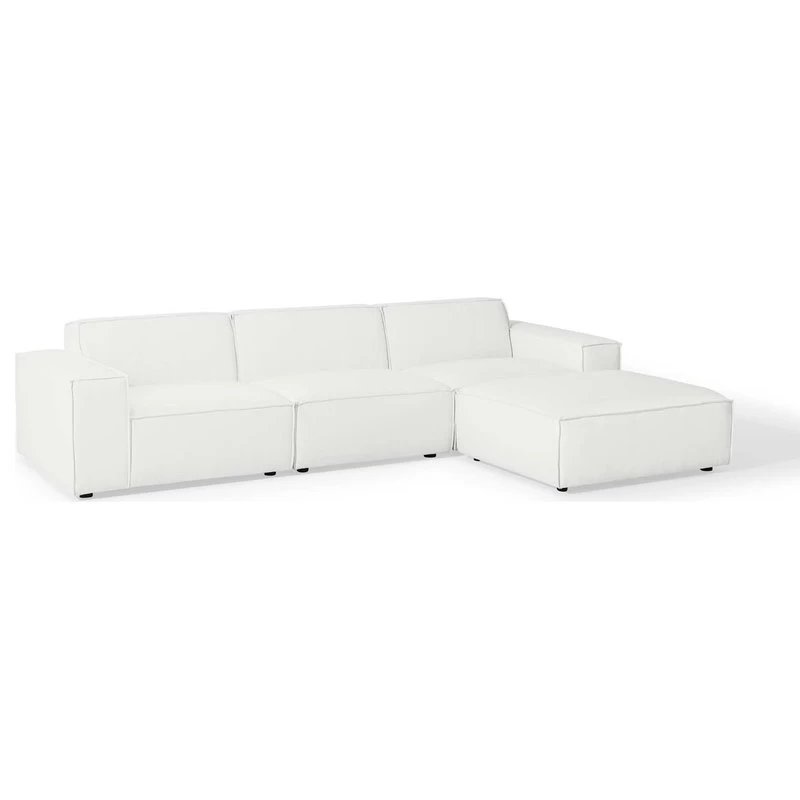 Restore 4-Piece Sectional Sofa, White