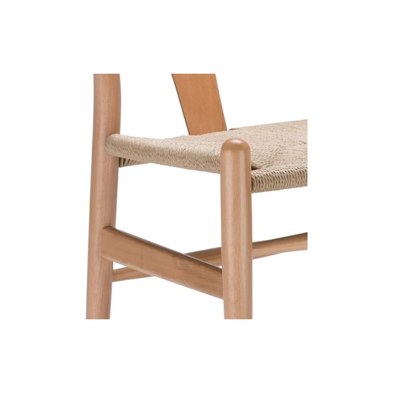 The Sawyer Dining Chair, Natural, Wood And Rope - Image 5