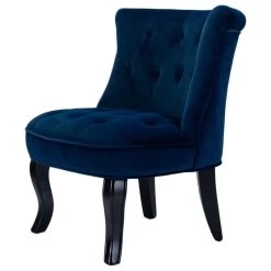 Jane Accent Chair, Navy