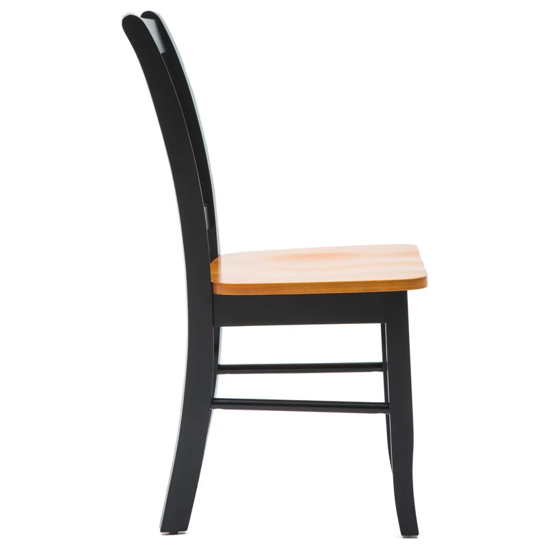 Boraam Shaker Dining Chair In Black And Oak (Set Of Two) - Image 12
