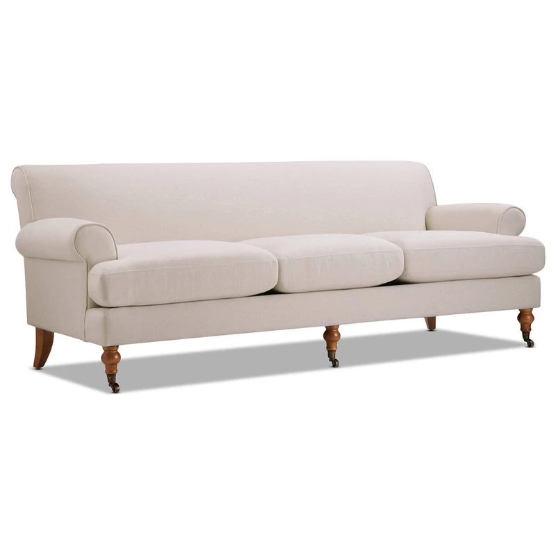 Alana 88" Lawson 3-Seater Sofa, Sky Neutral Beige Polyester - Image 6