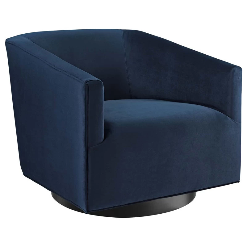 Modway Twist Accent Lounge Performance Velvet Swivel Chair EEI-3456-MID - Image 2