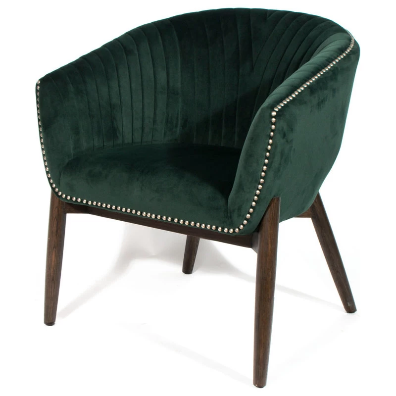 Nadia Club Chair, Green