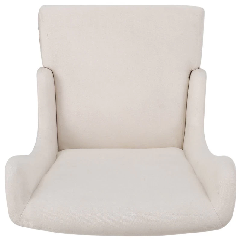 GDF Studio Sheldon Traditional Design High Back Fabric Dining Chair, Beige - Image 9