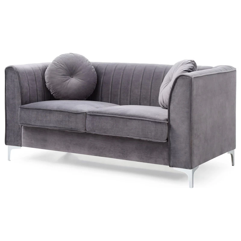 Delray Loveseat, Gray