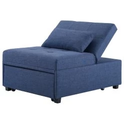 Powell Boone Sofa Bed With Blue Finish D1099S17BL