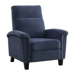 Lexicon Weiser Chenille Press Back Recliner In Blue