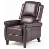 GDF Studio Memphis PU Leather Recliner, Burgundy