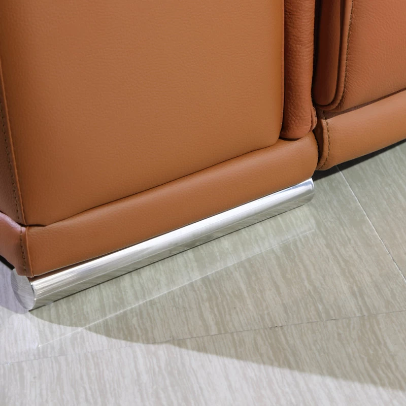 Frederico Genuine Italian Leather 6-Piece 1 Console 3-Power Reclining Sectional, Camel - Image 8