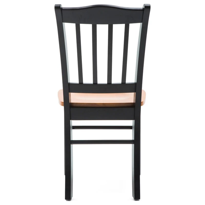 Boraam Shaker Dining Chair In Black And Oak (Set Of Two) - Image 4