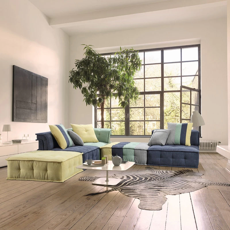 Divani Casa Dubai The Second Modern Fabric Sectional Sofa - Image 3