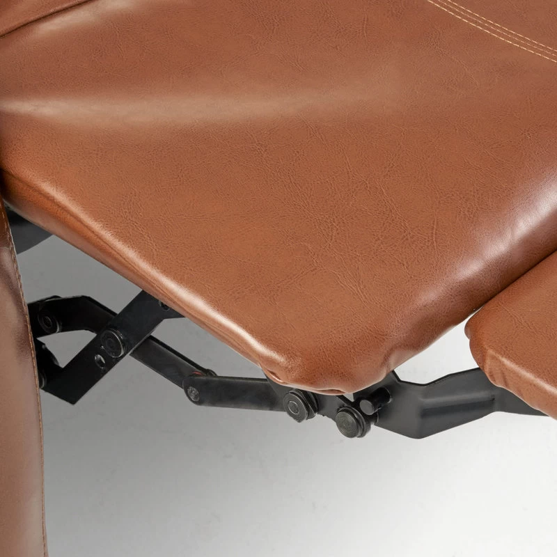 GDF Studio Trenton Leather Recliner, Hazelnut - Image 12