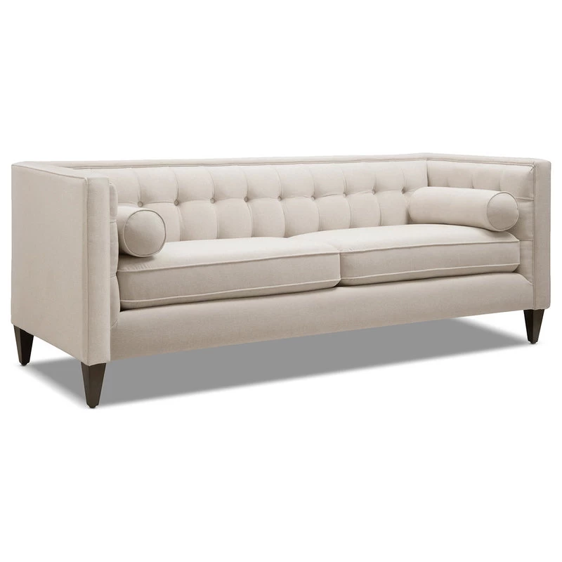 Jack 84" Modern Tuxedo Tufted Sofa, Sky Neutral Beige - Image 7
