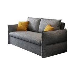 78.7" Cotton&Linen Upholstered Convertible Sofa Full Sleeper Sofa With Storage