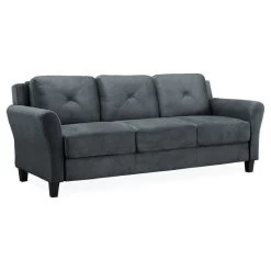 Hawthorne Collections Sofa In Dark Gray