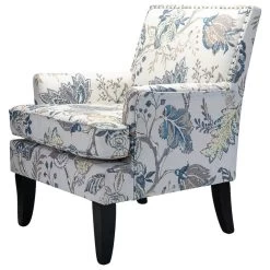 Herrera Armchair, Blue Flral